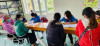 Đoàn viên thanh niên xã Bình Lư tham gia hỗ trợ  công tác tiêm phòng Covid - 19