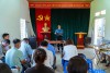 PHÓ BÍ THƯ THƯỜNG TRỰC ĐẢNG ỦY XÃ – ĐỒNG CHÍ TẠ THỊ DUNG LÀM VIỆC VỚI CÁC BẢN NÀ ĐON, NOONG LUỐNG, NÀ CÀ, NÀ HUM