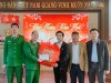 BÍ THƯ ĐẢNG ỦY XÃ BÌNH LƯ THĂM, CHÚC TẾT CÔNG AN XÃ