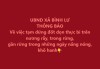 UBND xã Bình Lư thông báo về việc tạm dừng đốt dọn thực bì trên nương rẫy, trong rừng và khu vực gần rừng
