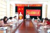 ĐỒNG CHÍ TRẦN THANH TUẤN - CHỦ TỊCH UBND XÃ LÀM VIỆC VỚI CÁC PHÒNG CHUYÊN MÔN VÀ TRUNG TÂM PHỤC VỤ HÀNH CHÍNH CÔNG XÃ BÌNH LƯ