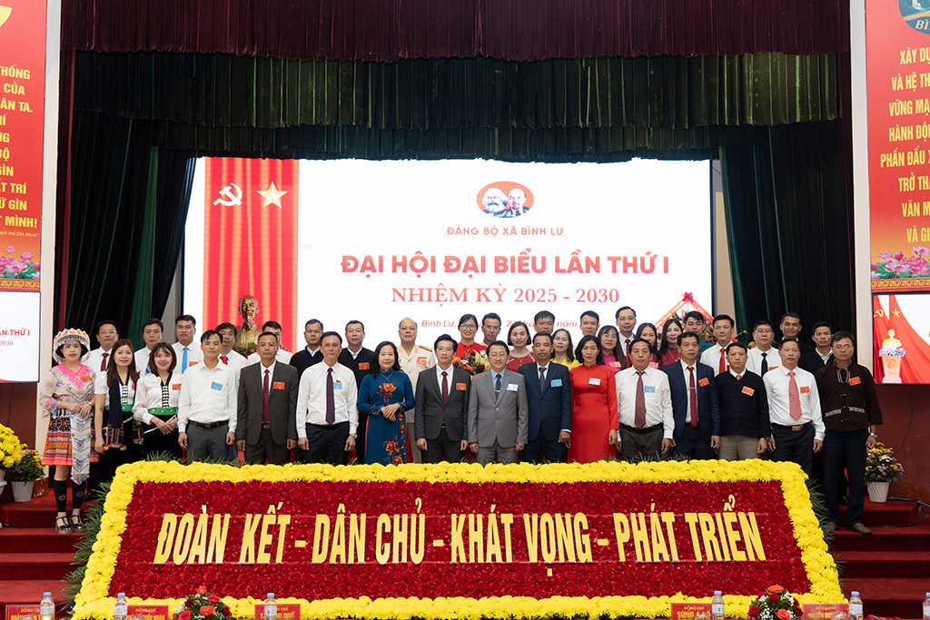 Đại hội Đảng bộ xã Bình Lư lần thứ I, nhiệm kỳ 2025 – 2030 “Dấu mốc lịch sử, niềm tin và kỳ vọng mới”