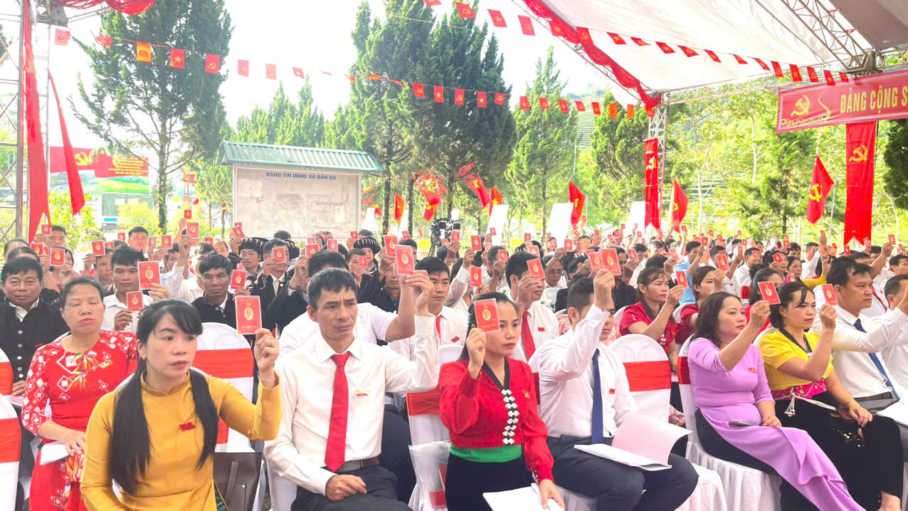 Đại hội đại biểu Đảng bộ xã Bản Bo lần thứ nhất, nhiệm kỳ 2025 – 2030