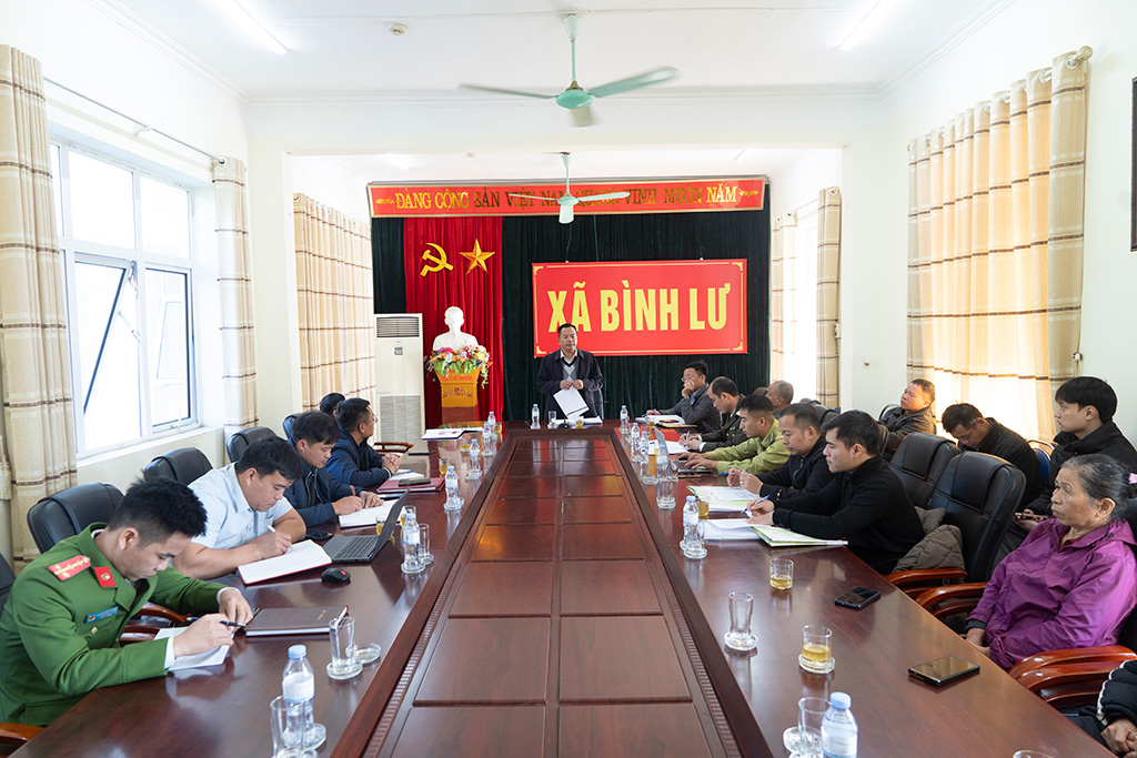 BÌNH LƯ HỌP THỐNG NHẤT PHƯƠNG ÁN GIẢI PHÓNG MẶT BẰNG PHỤC VỤ DỰ ÁN THỦY ĐIỆN NẬM THI 1