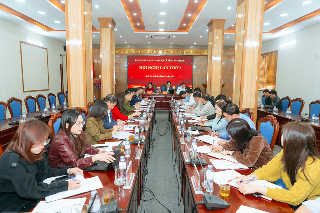Hội nghị Ban Chấp hành Đảng bộ xã Bình Lư (thường kỳ lần thứ 3) năm 2025