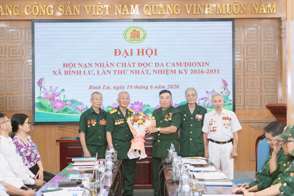 BÌNH LƯ TỔ CHỨC THÀNH CÔNG ĐẠI HỘI HỘI NẠN NHÂN CHẤT ĐỘC DA CAM/DIOXIN LẦN THỨ I, NHIỆM KỲ 2026 – 2031